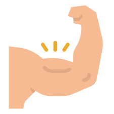 근육을 표현한 이미지